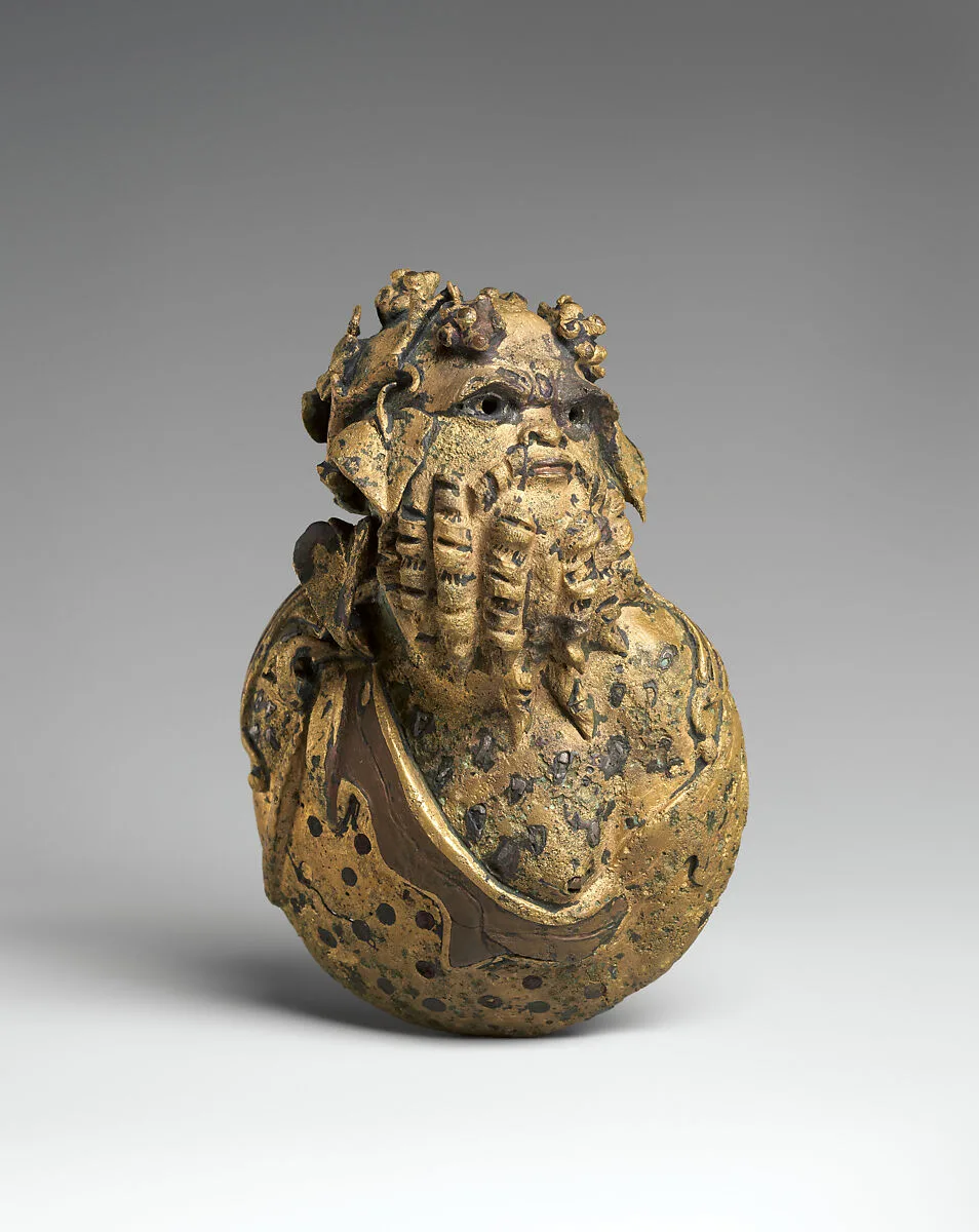 Bronze bust of a Silenus — Unknown