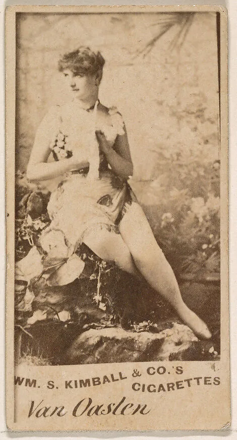 Miss Van Oasten, from the Actresses series (N203) issued by Wm. S. Kimball & Co. — William S. Kimball & Company