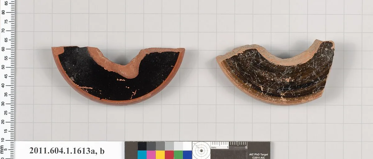 Terracotta fragments of kylikes (drinking cups) — Unknown