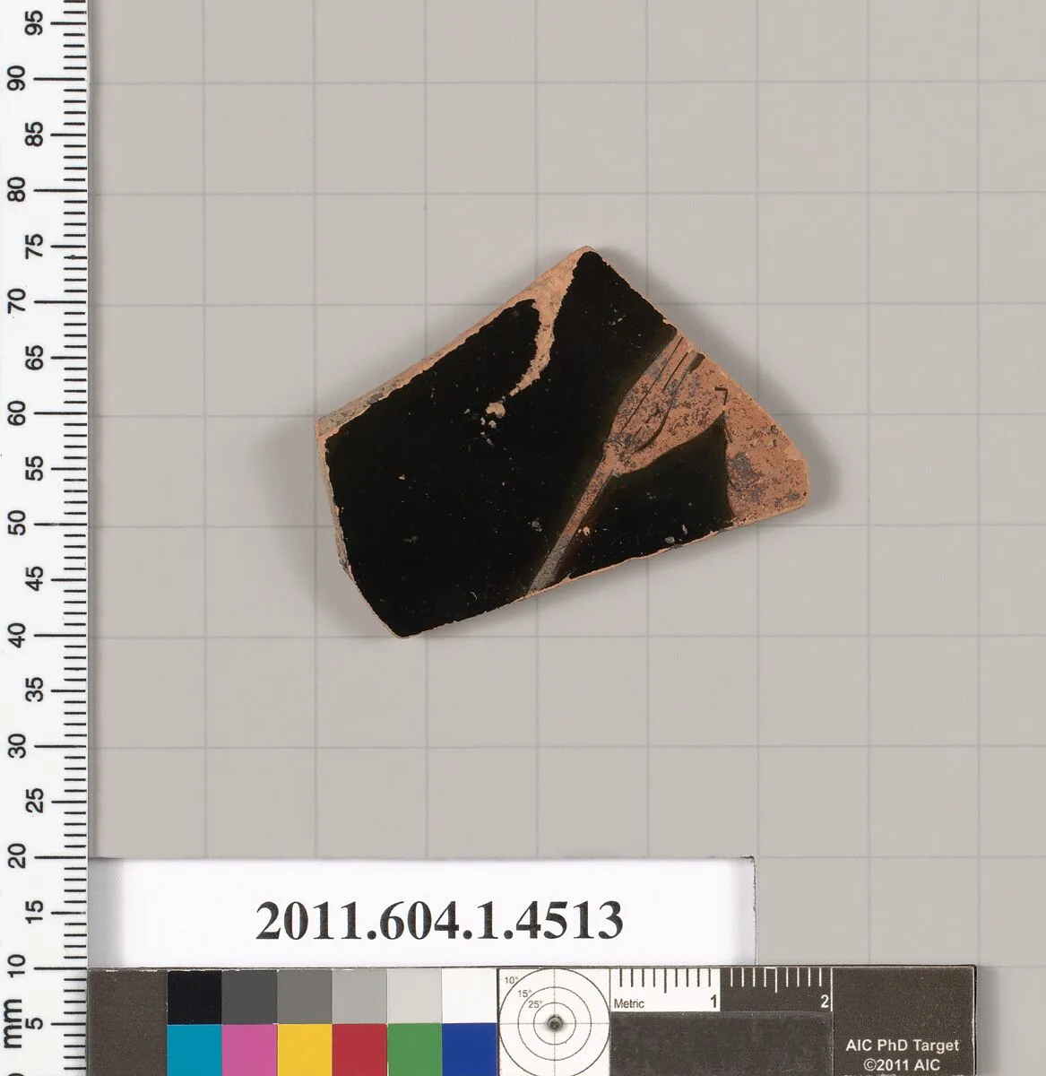 Terracotta fragment of a kylix (drinking cup) — Unknown