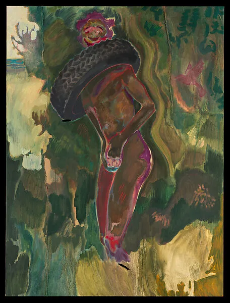 Necklacing — Michael Armitage