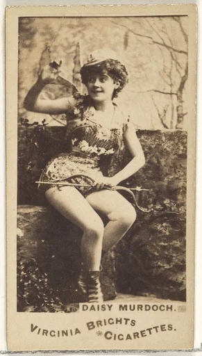 Daisy Murdoch, from the Actors and Actresses series (N45, Type 1) for Virginia Brights Cigarettes