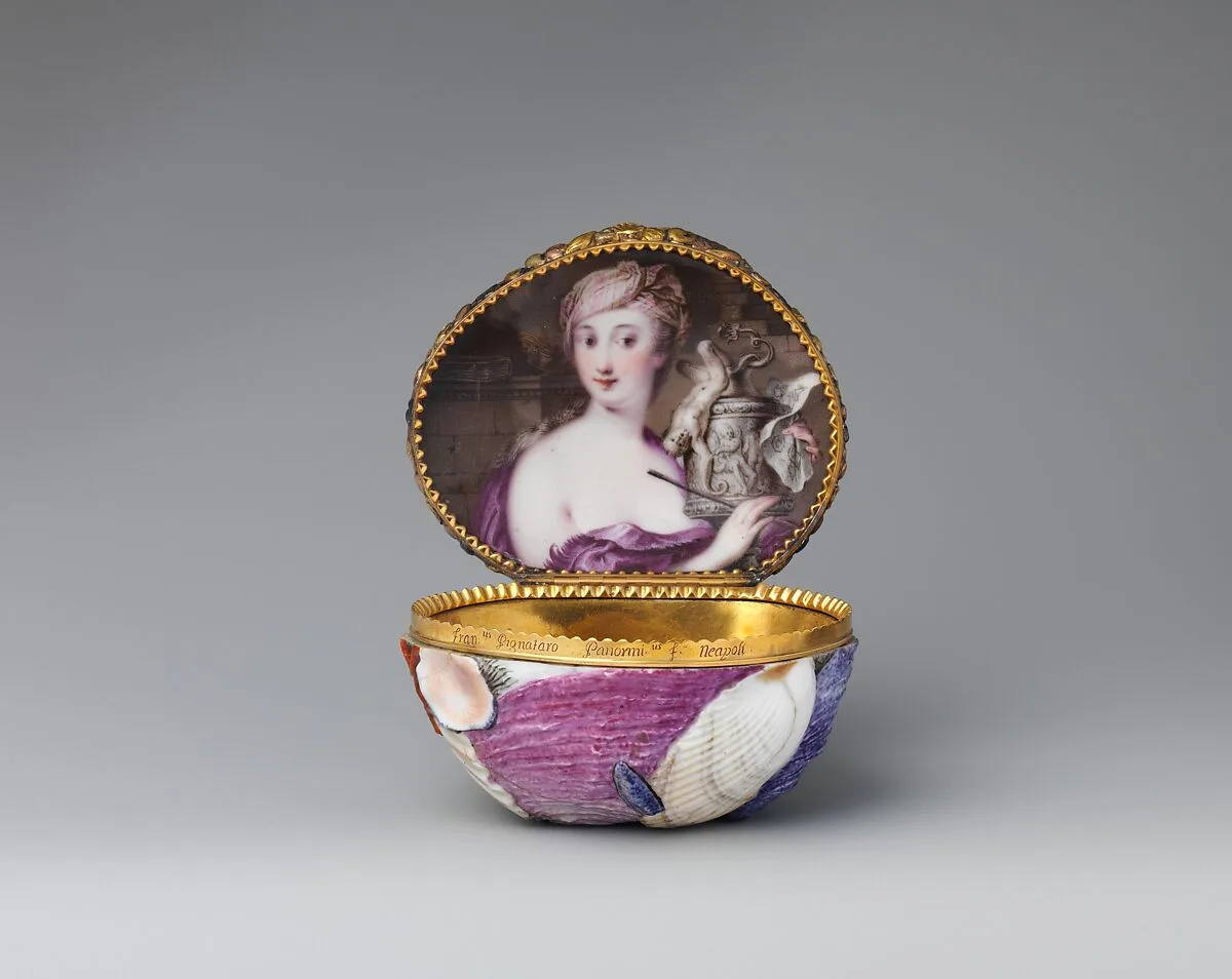 Snuffbox — Giuseppe Gricci|Giovanni Caselli|Capodimonte Porcelain Manufactory|Francesco Pignataro