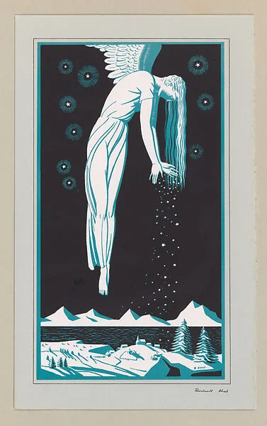 Christmas Card (Angel) — American Artists Group|Rockwell Kent