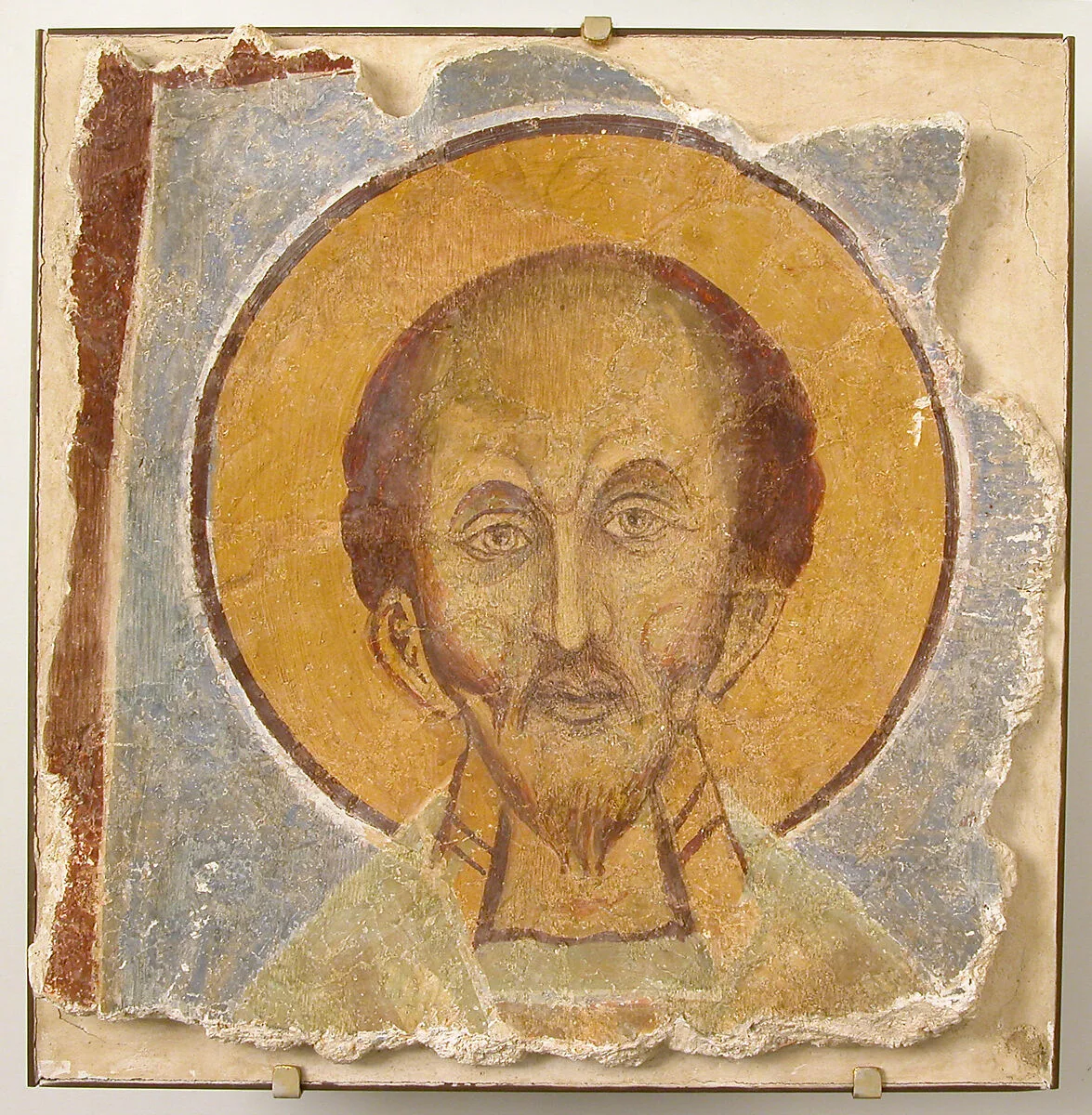 Wall Painting of Male Saint — Unknown