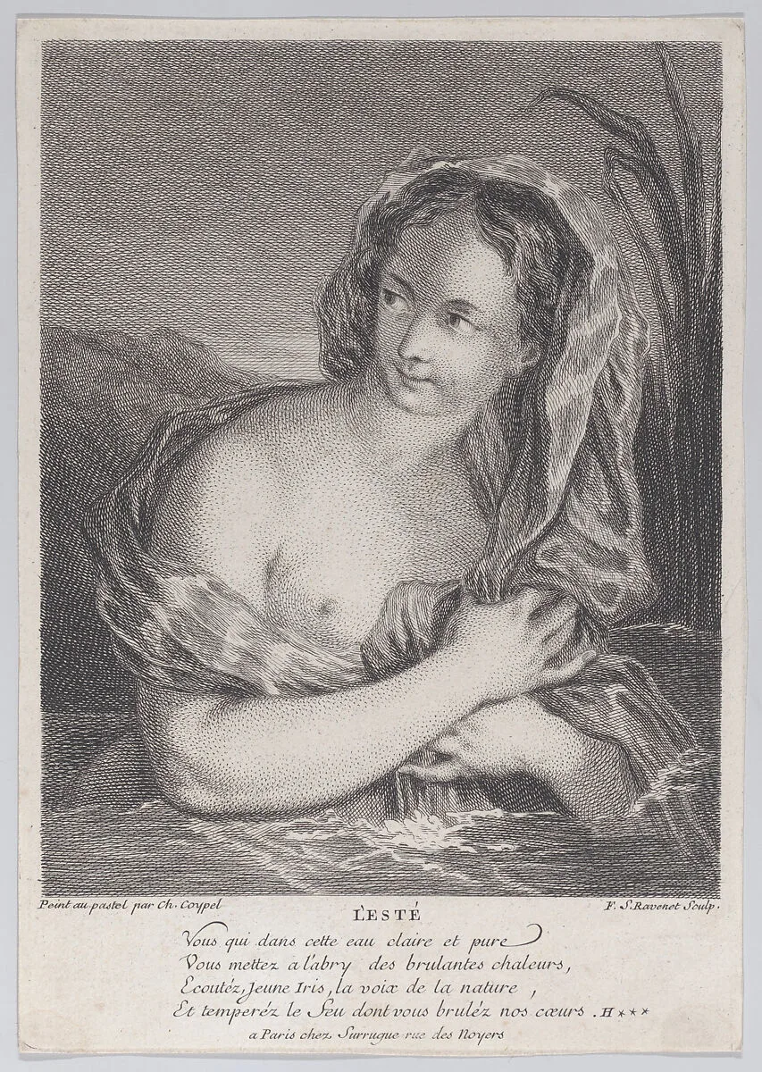 Summer (L'Esté) — Simon Francis Ravenet, the elder|Louis Surugue|Charles Antoine Coypel