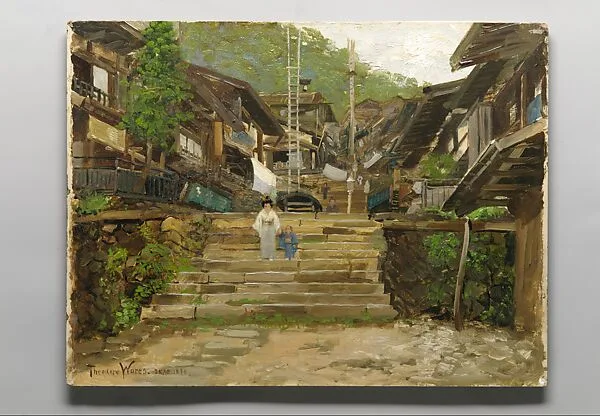 A Street in Ikao — Theodore Wores