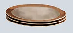 "Stratoware" Saucer — Eva Zeisel|Universal Potteries Inc. (Cambridge, Ohio)|Francis Blod