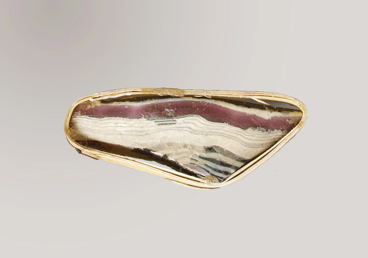 Glass mosaic bowl fragment — Unknown