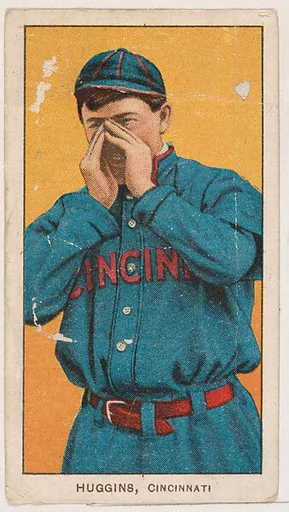 Miller Huggins, Cincinnati, from Coupon Cigarettes Baseball Issue, 1910