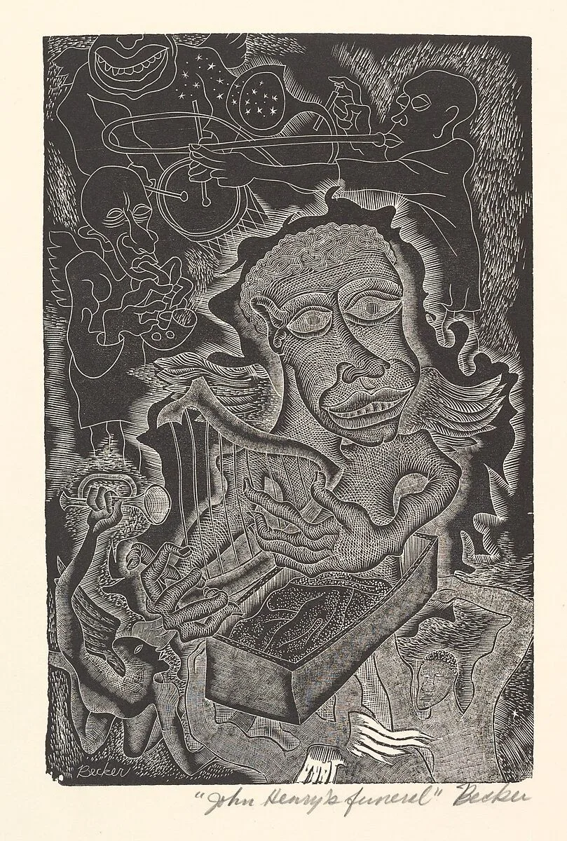 John Henry's Funeral — Fred Becker|WPA
