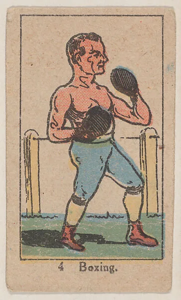 Boxing #4 from the Sports Drawings series (W542) — Unknown