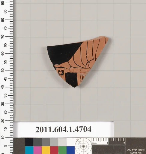 Terracotta fragment of a kylix (drinking cup)