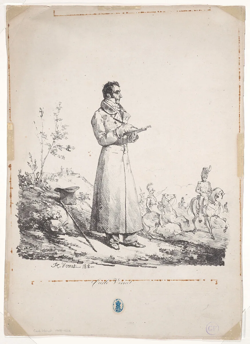 Carle Vernet Drawing — Horace Vernet