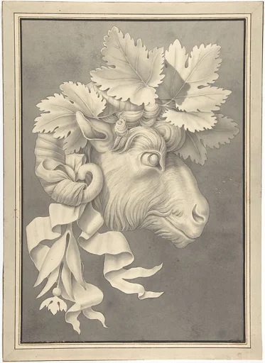 Decorative Ram's Head
