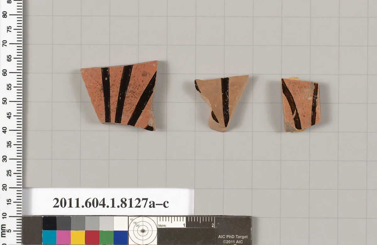 Terracotta fragments of kylikes (drinking cups) — Unknown