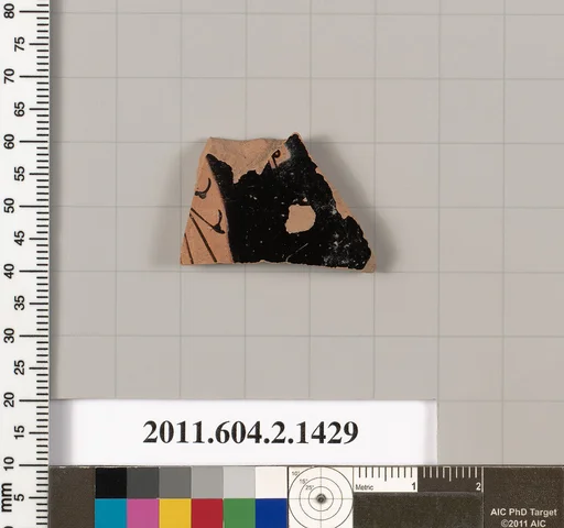 Terracotta fragment of a skyphos (deep drinking cup)