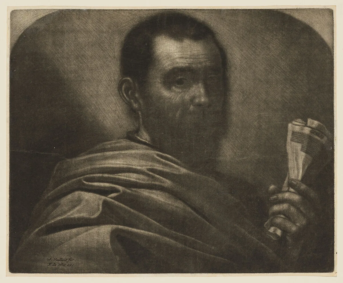 Man Holding a Scroll — Wallerant Vaillant