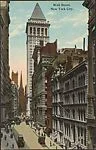 Wall Street, New York City.