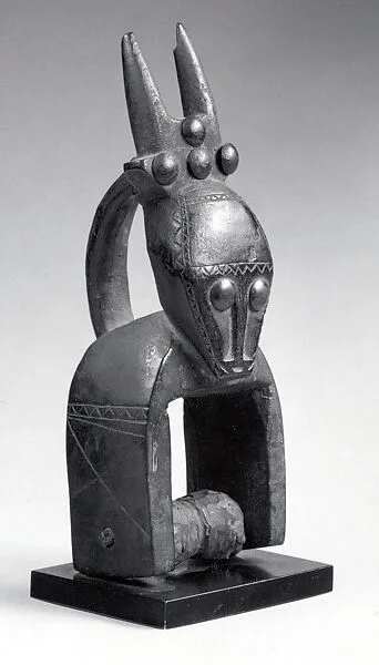 Heddle Pulley with Figure — Unknown