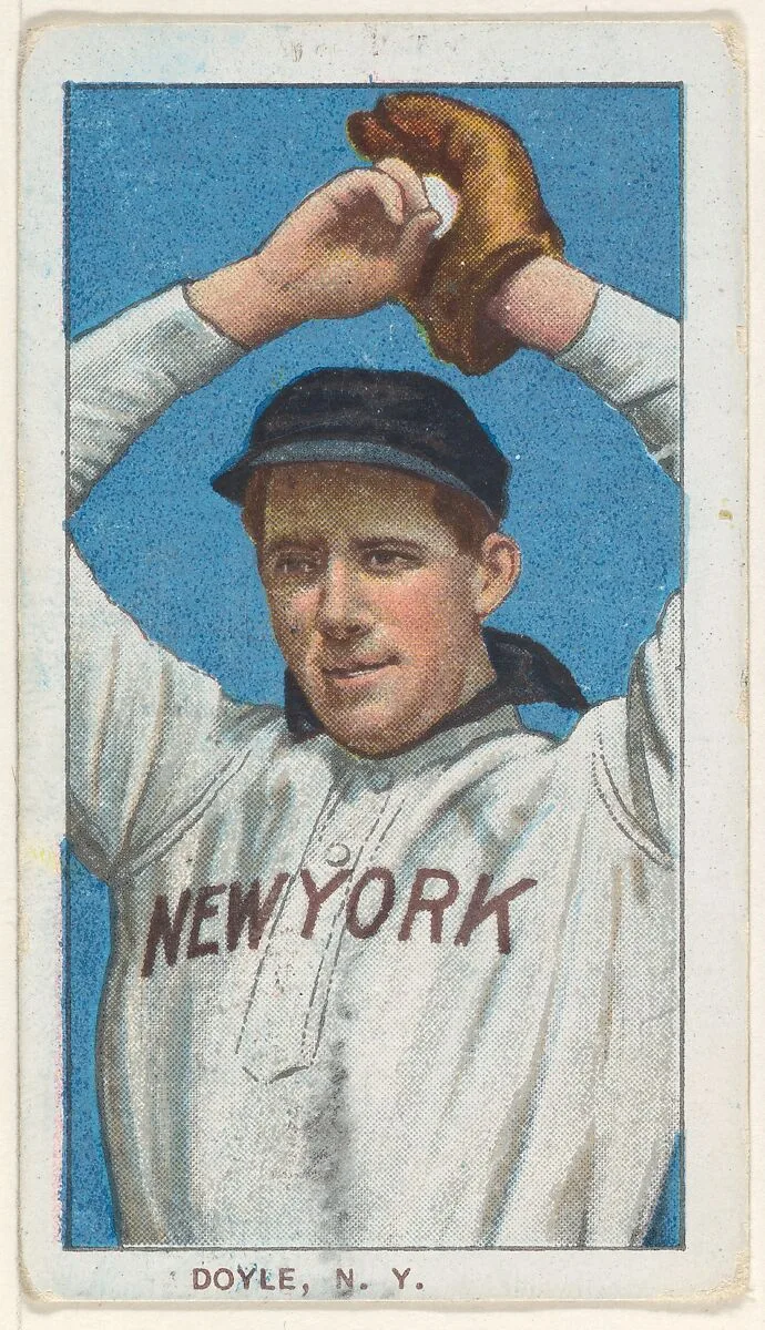 Doyle, New York, American League, from the White Border series (T206) for the American Tobacco Company — American Tobacco Company