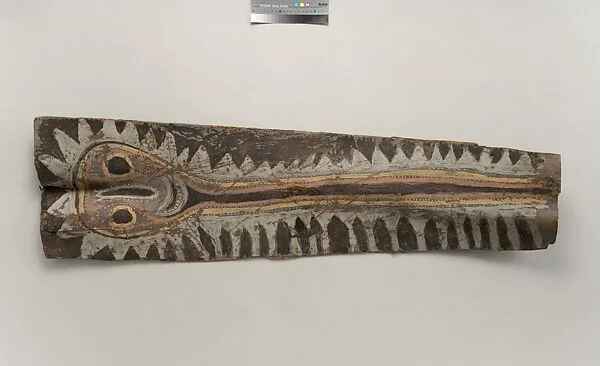 Painting from a Ceremonial House Ceiling — Kurumbai, Wanyi clan|Artists of Mariwai Village