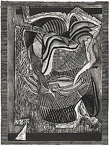 The Funeral, from ¦Moby Dick Engravings¦ series — Frank Stella