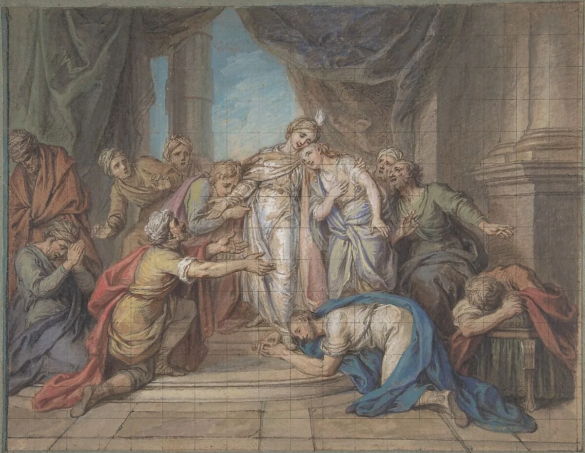 Joseph Recognized by his Brothers — Charles Antoine Coypel