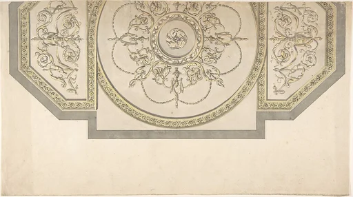 Design for the Gallery ceiling, Richmond House, Whitehall, London
