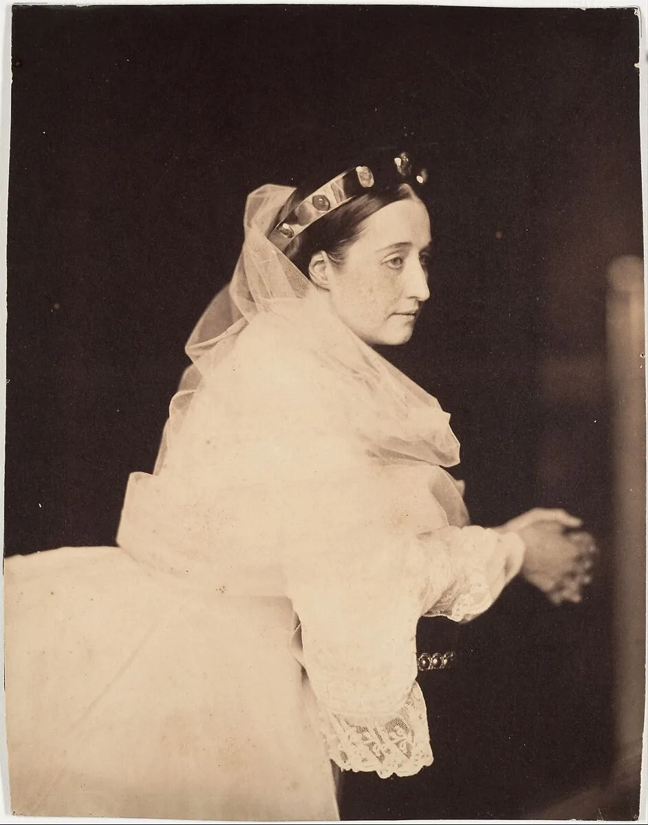 L'impératrice Eugénie en prière — Gustave Le Gray