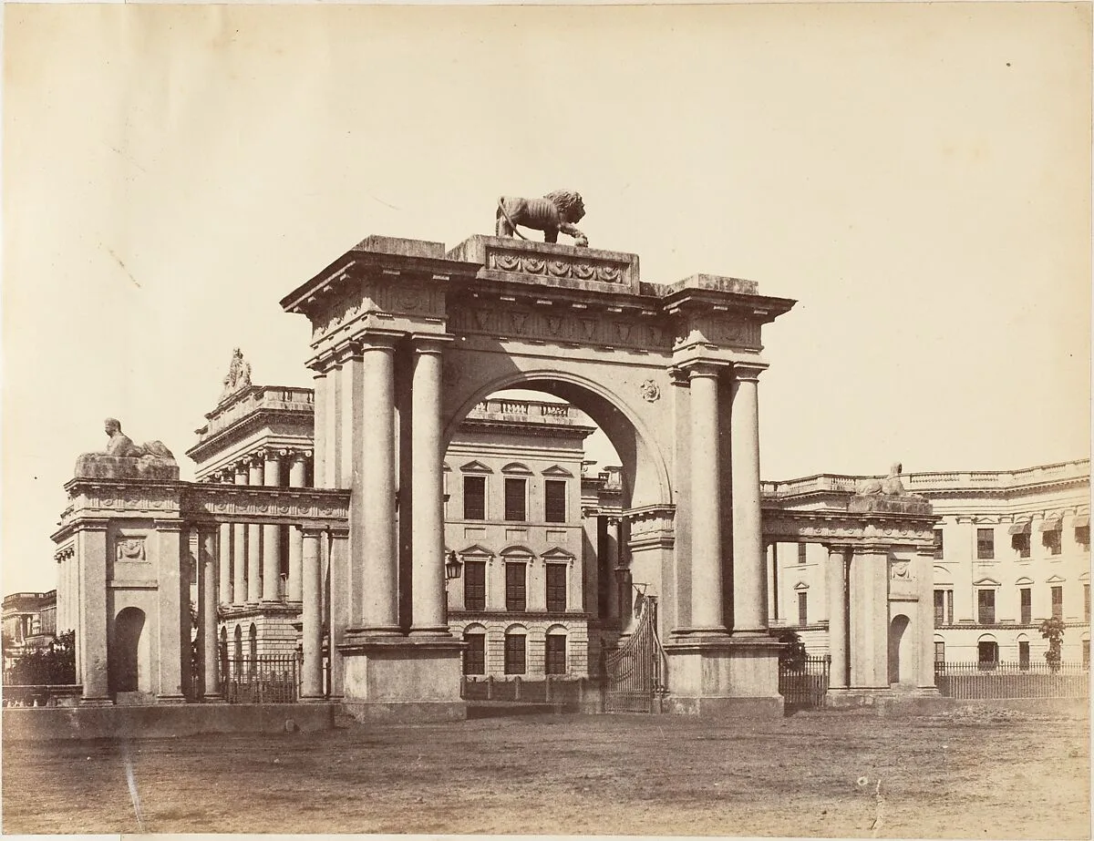 Gateway to Government House, Calcutta — Captain R. B. Hill