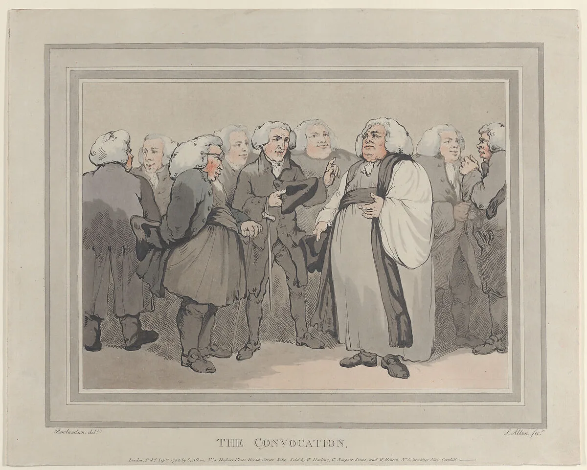 The Convocation — Samuel Alken|Thomas Rowlandson