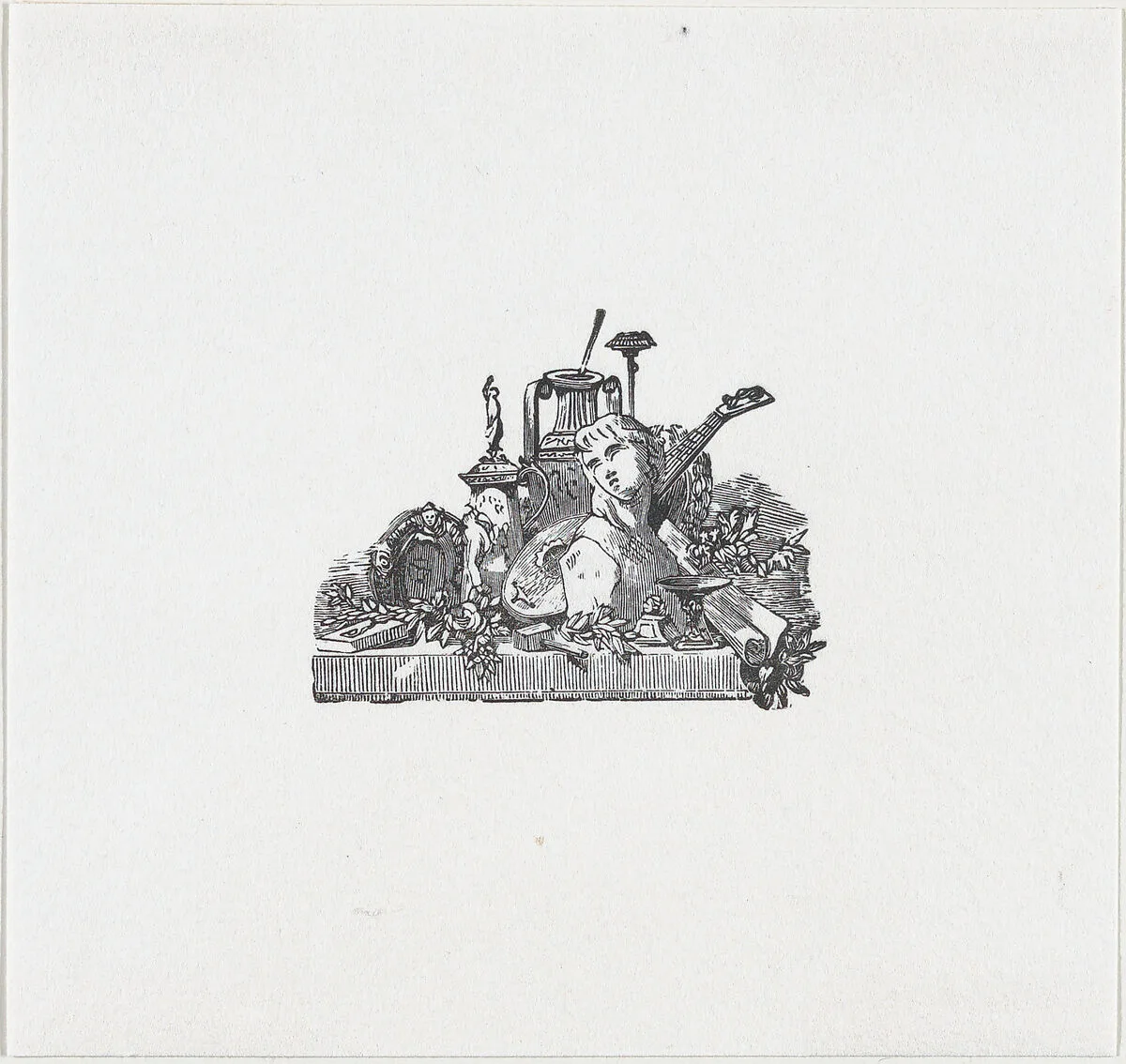 Vignette of trophies — Anonymous, Mexican