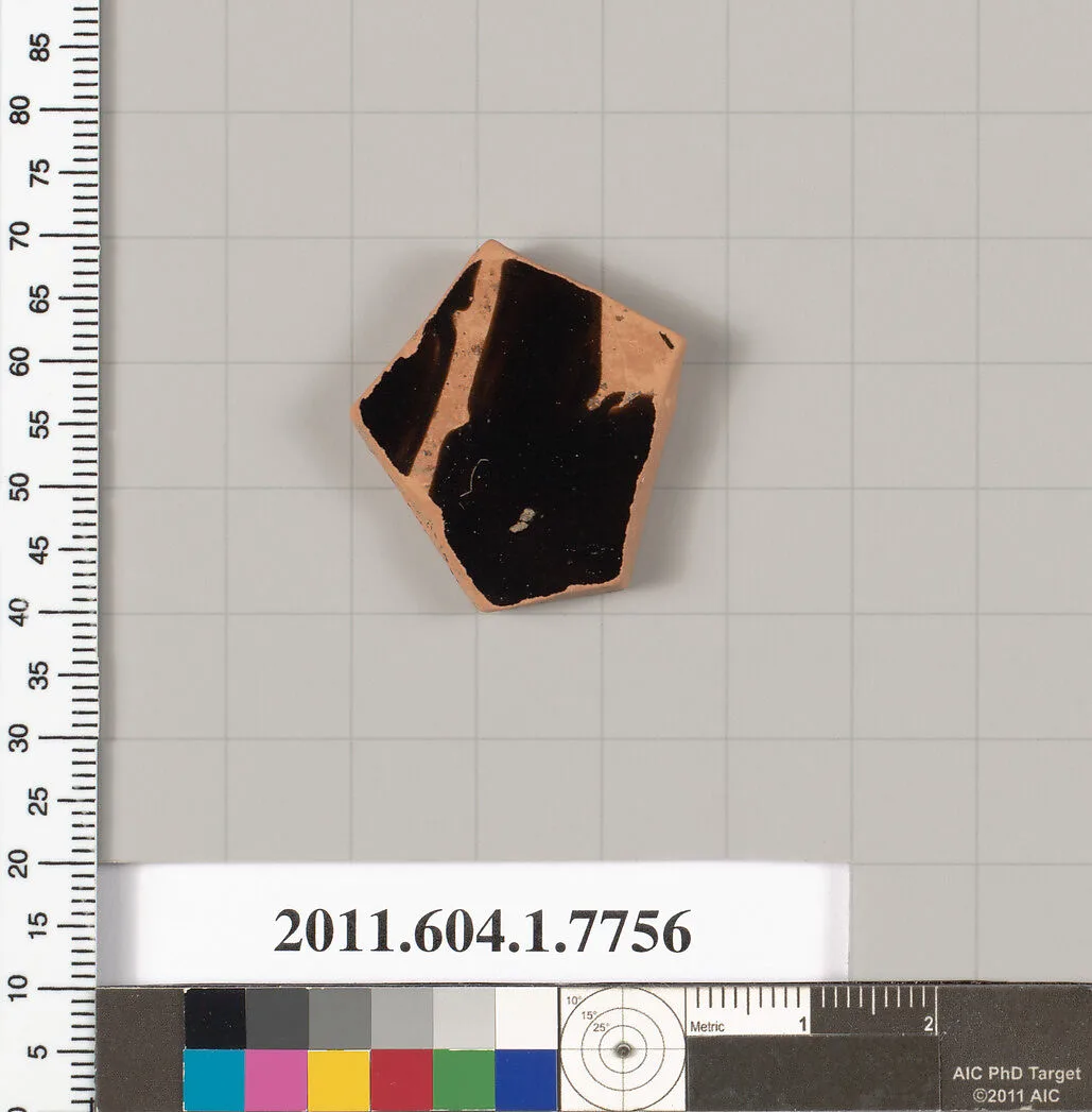Terracotta fragment of a kylix (drinking cup) — Unknown