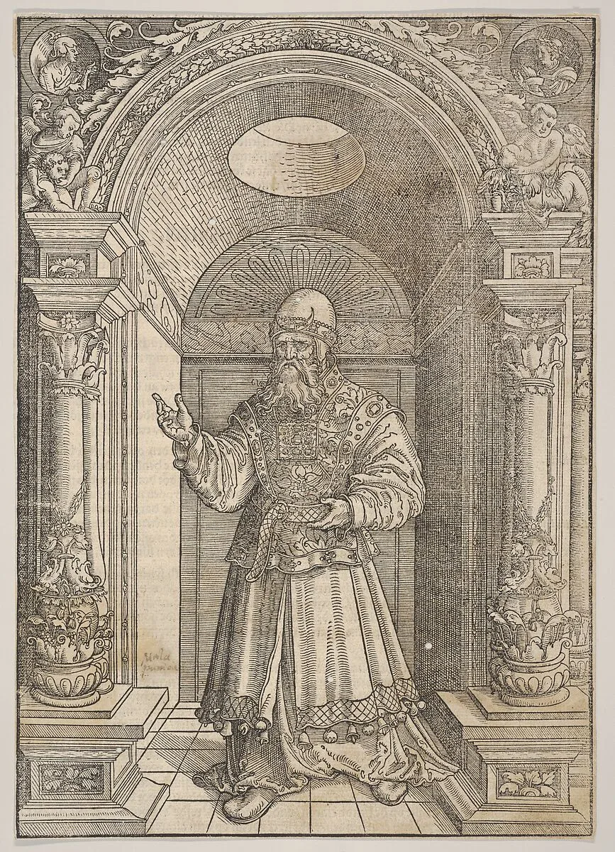 Aaron, from De Biblie uth der uthlegginge Doctoris Martini Luthers — Erhard Altdorfer|Ludwig Dietz|Martin Luther