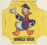 Donald Duck, from the Disney Cartoon Characters bread end labels series (D290-6) — Walt Disney Productions