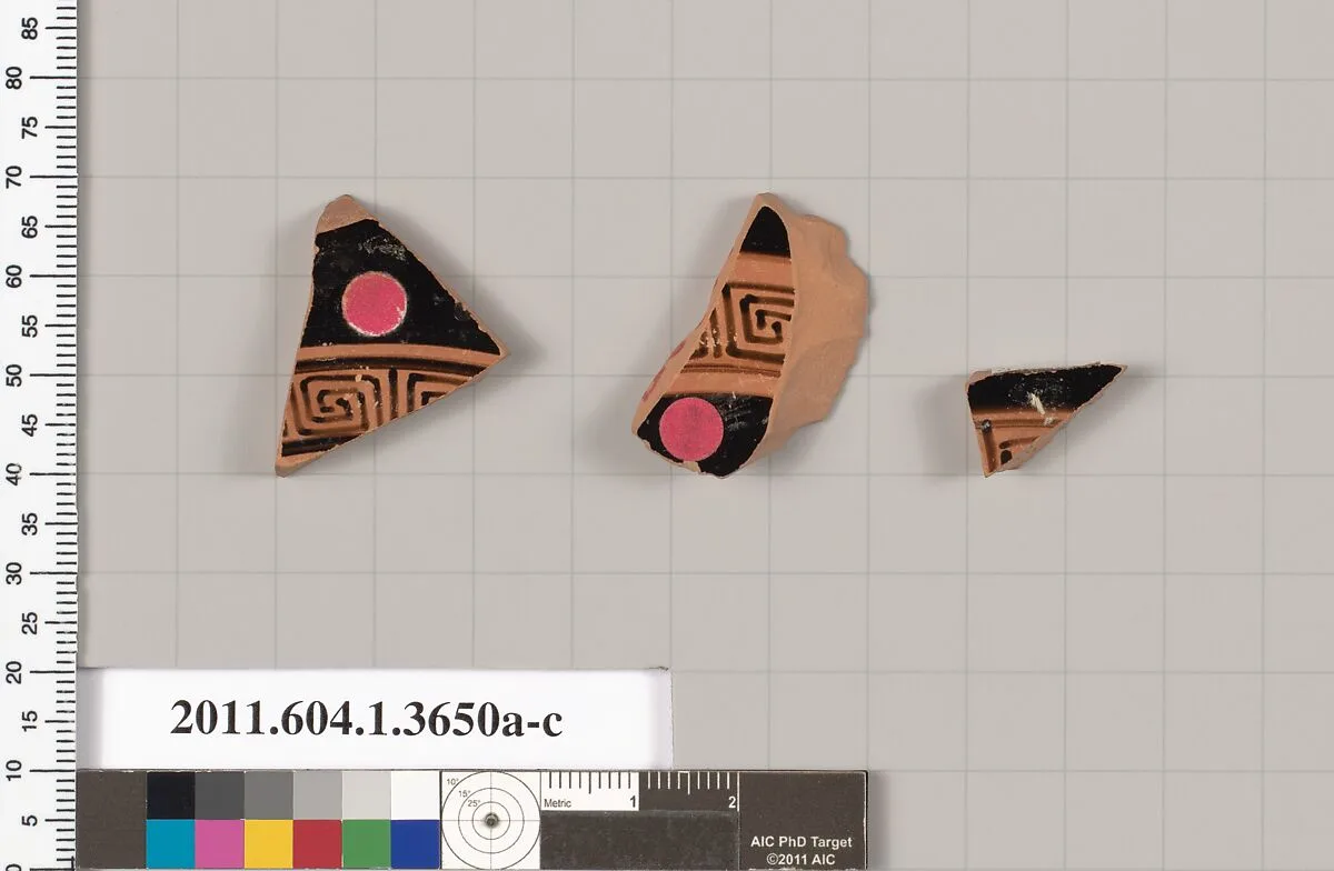 Terracotta fragments of kylikes (drinking cups) — Unknown