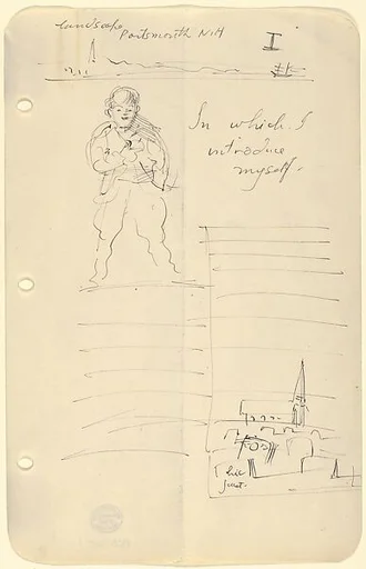 Sketches for The Story of a Bad Boy