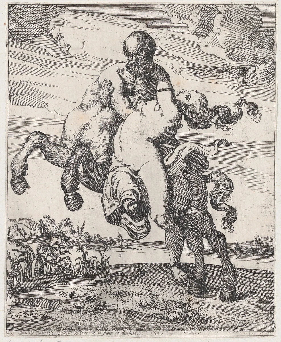 Nessos abducting Deianira — Willem Panneels|Peter Paul Rubens