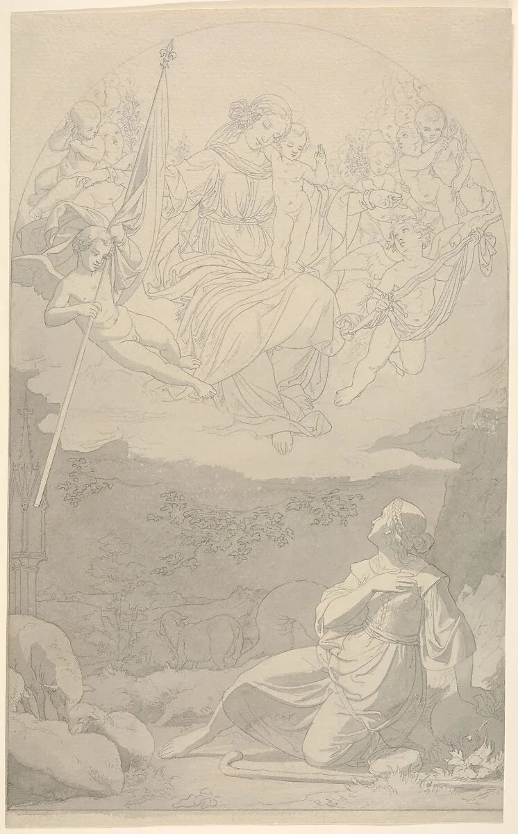 The Vision of Joan of Arc — Eduard Jakob von Steinle