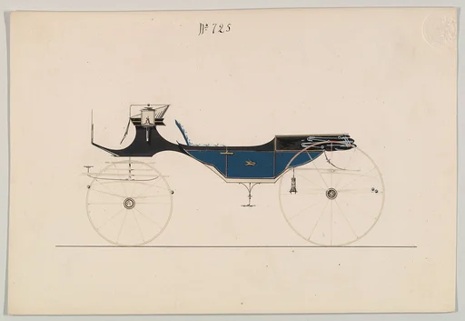 Design for Vis-à-vis/ Caleche, no. 725