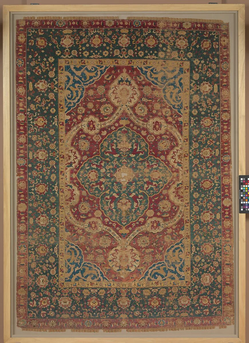 Silk Kashan Carpet — Unknown