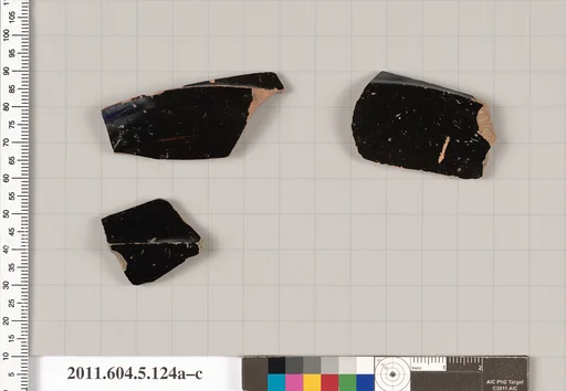 Terracotta fragments of stemless kylikes (drinking cups)?