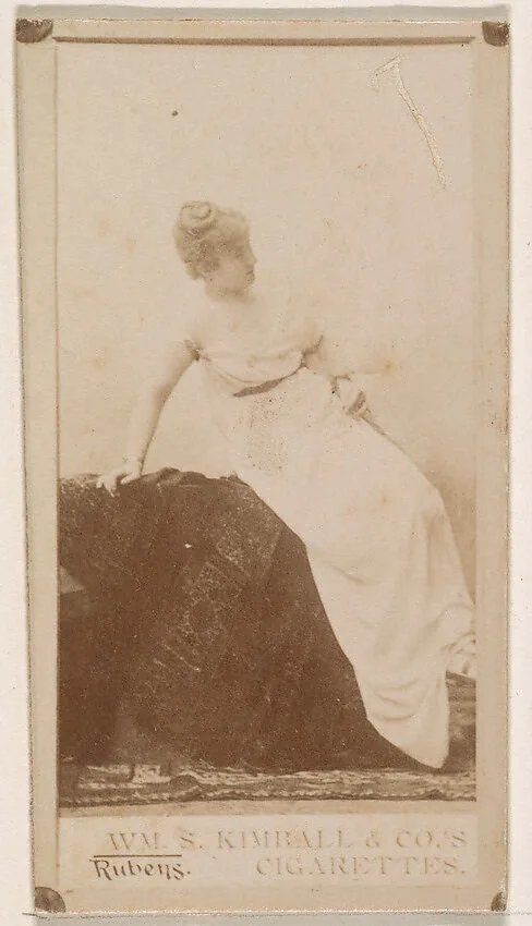 Miss Rubens, from the Actresses series (N203) issued by Wm. S. Kimball & Co. — William S. Kimball & Company