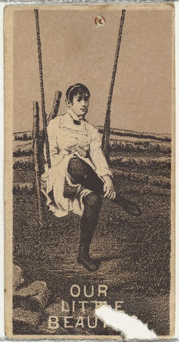 From the Actresses series (N57) promoting Our Little Beauties Cigarettes for Allen & Ginter brand tobacco products — Allen & Ginter|A. Hoen & Co.