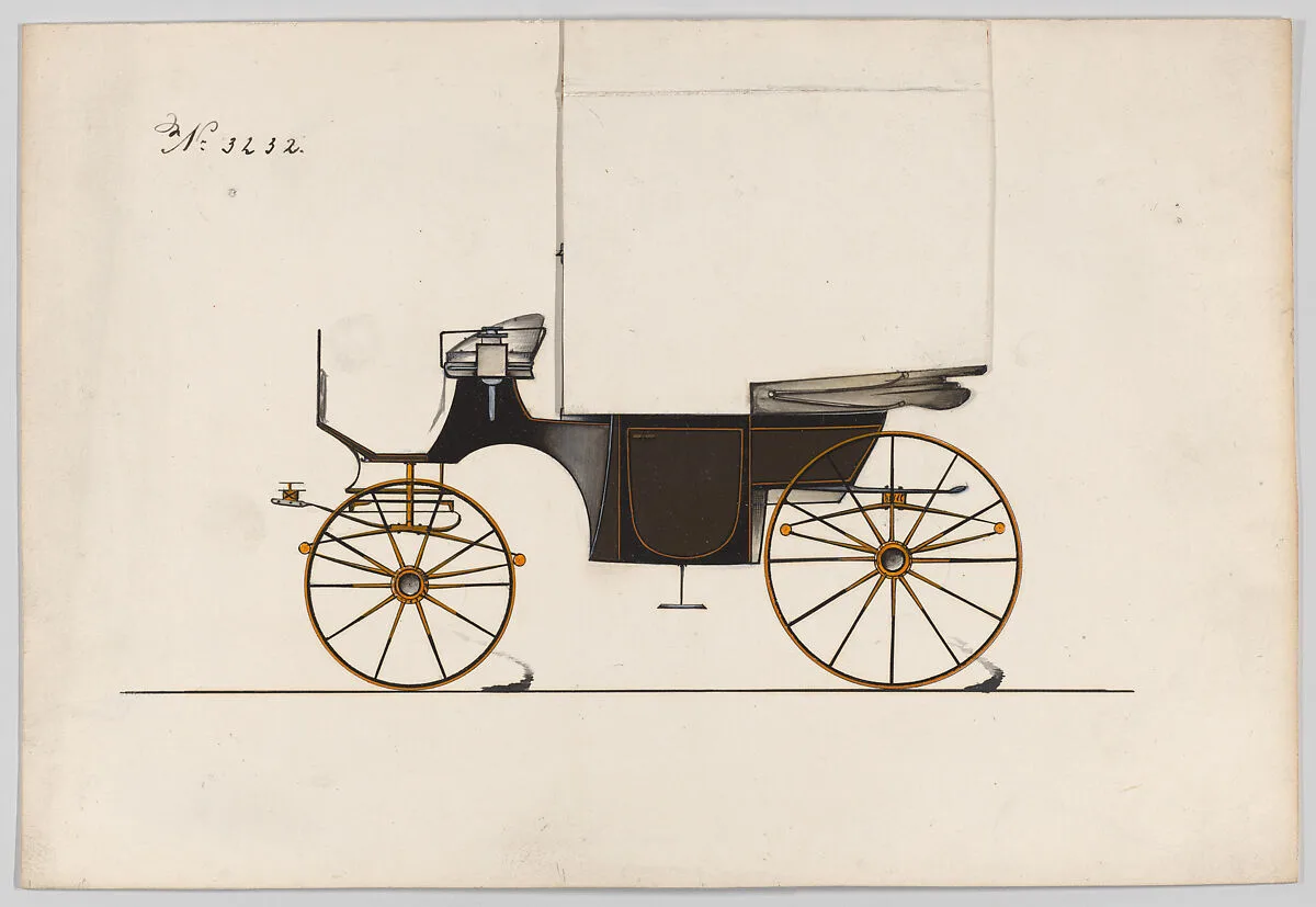 Design for Landaulet, no. 3232 — Brewster & Co.
