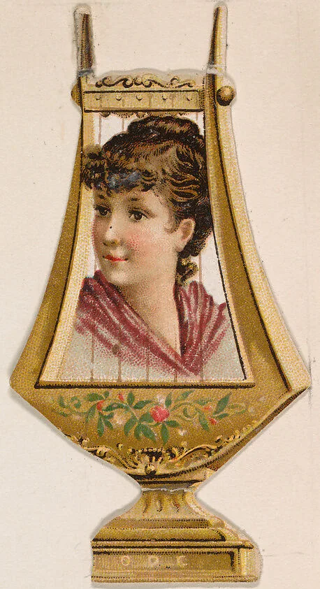 Lyre, from the Novelties series (N228, Type 3) issued by Kinney Bros. — Kinney Brothers Tobacco Company