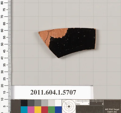 Terracotta fragment of a kylix (drinking cup)