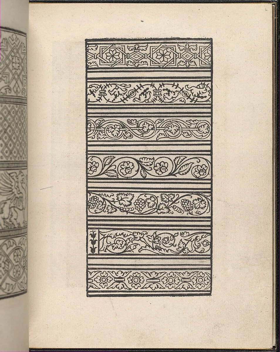Page from Ein new kunstlich Modelbuch...(Page 6r) — Peter Quentel