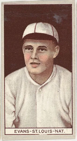Louis Evans, St. Louis, National League, from the Brown Background series (T207) for the American Tobacco Company — American Tobacco Company